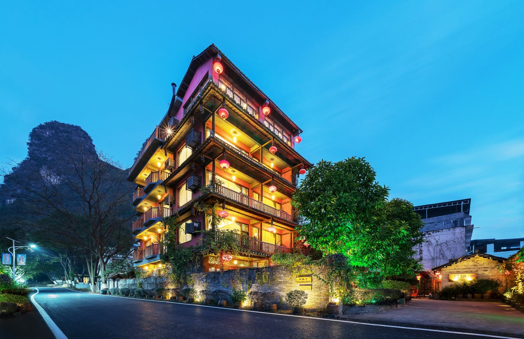 Yangshuo Mountain Nest Boutique Hotel Eksteriør bilde
